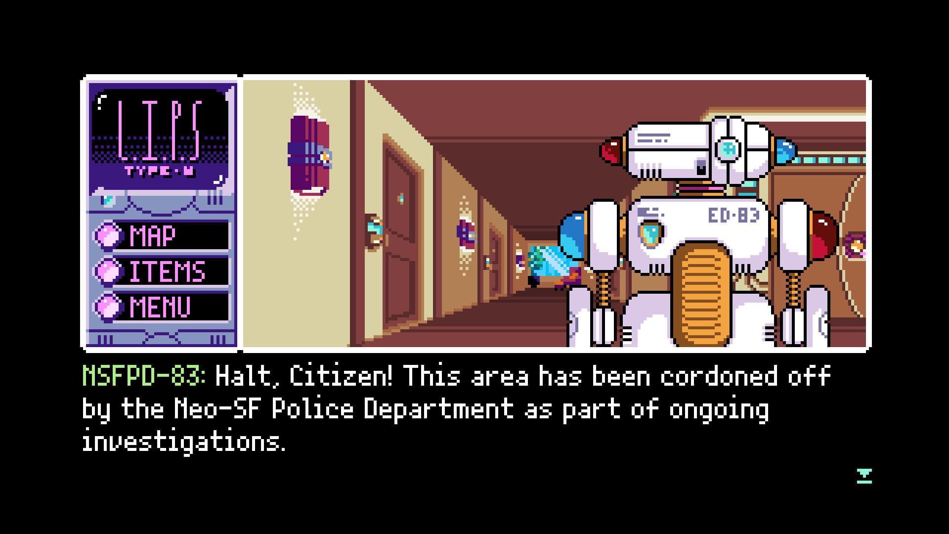 2064: Read Only Memories - PC Mac Linux Steam Game - Screenshot