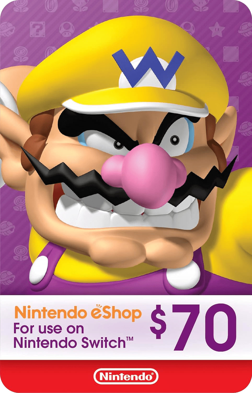 $70 Nintendo eShop Digital Gift Card