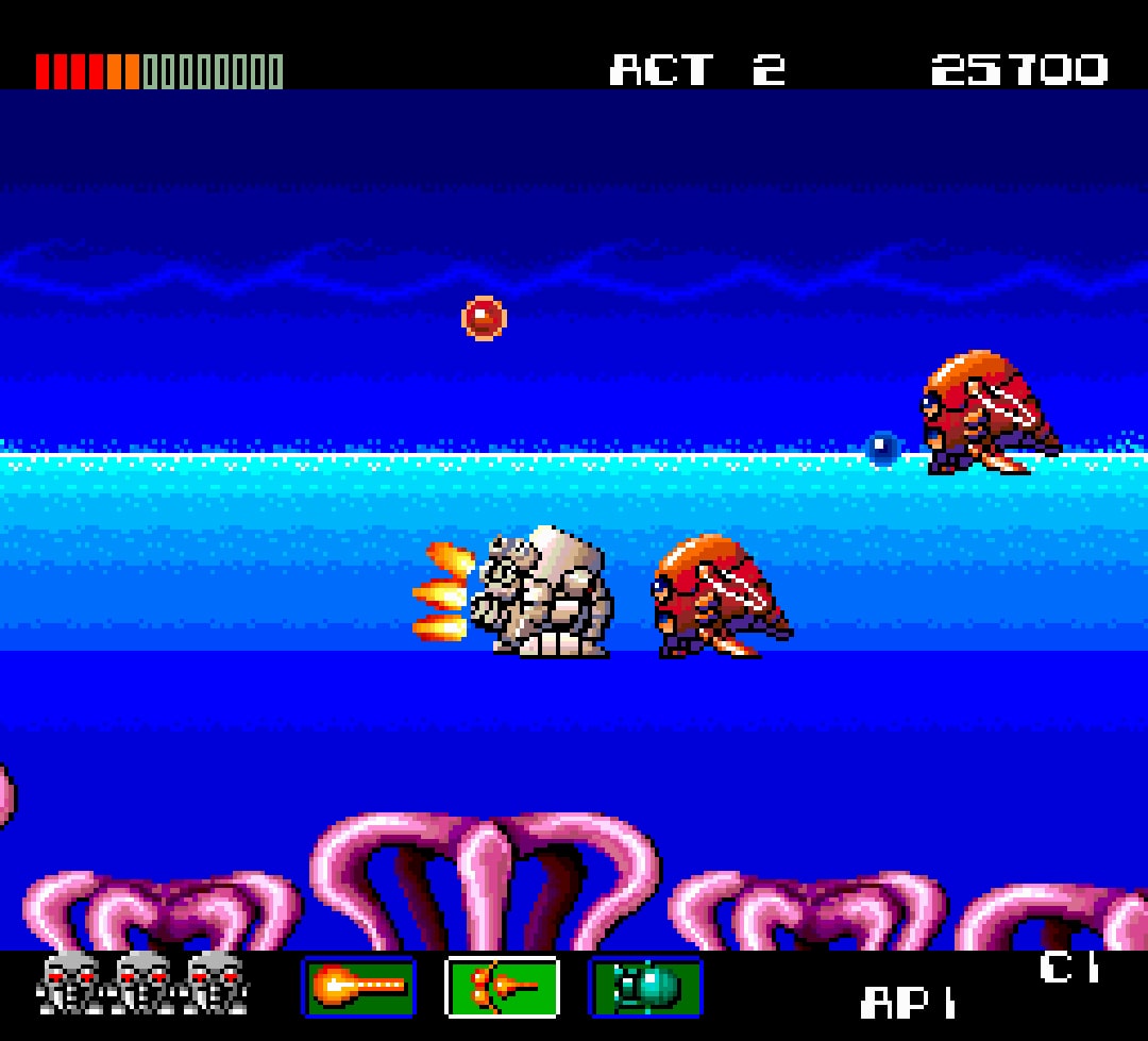 Atomic Robo-Kid Special | PC Engine | Screenshot