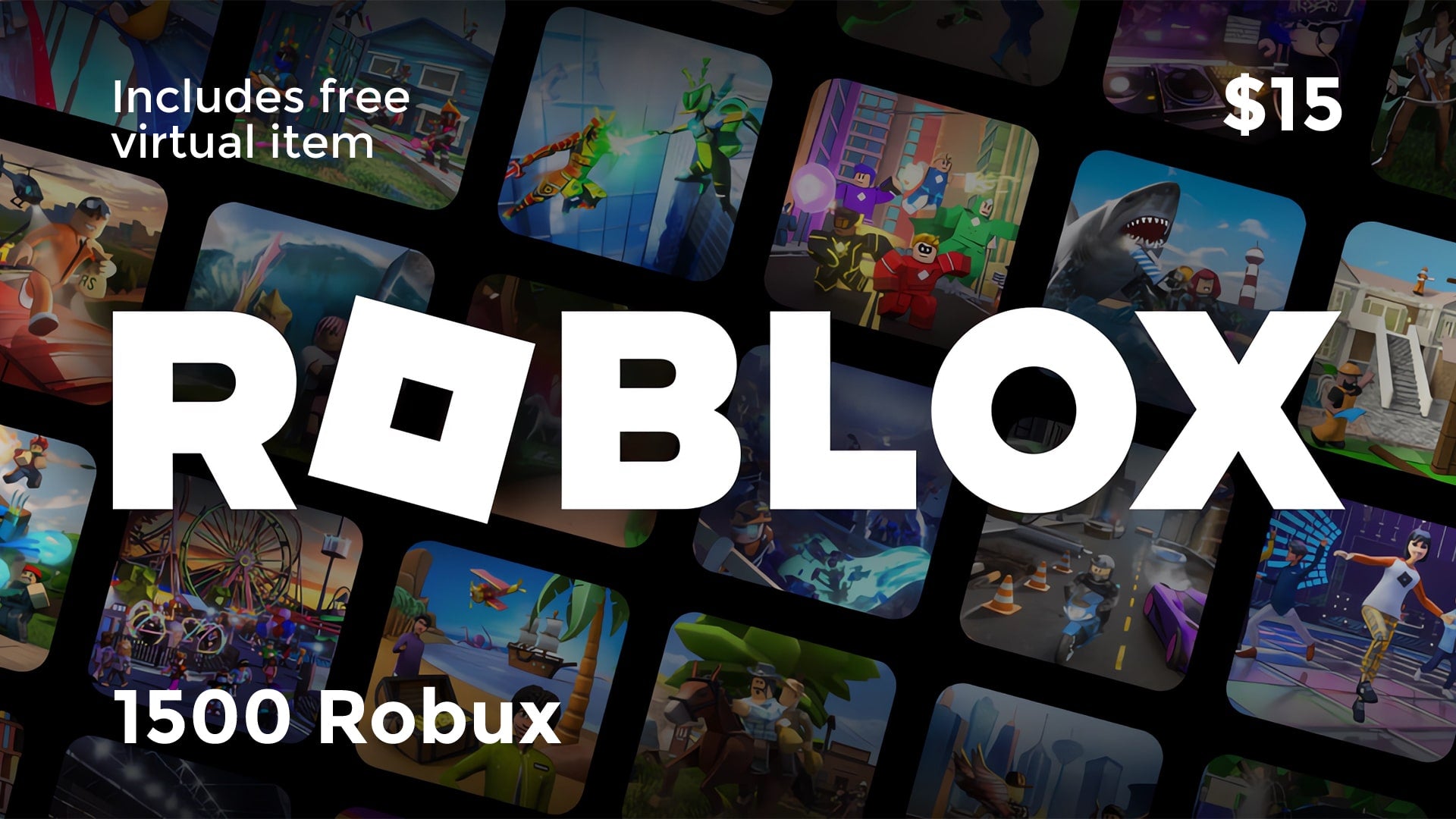 Roblox Digital Gift Card - 1500 Robux