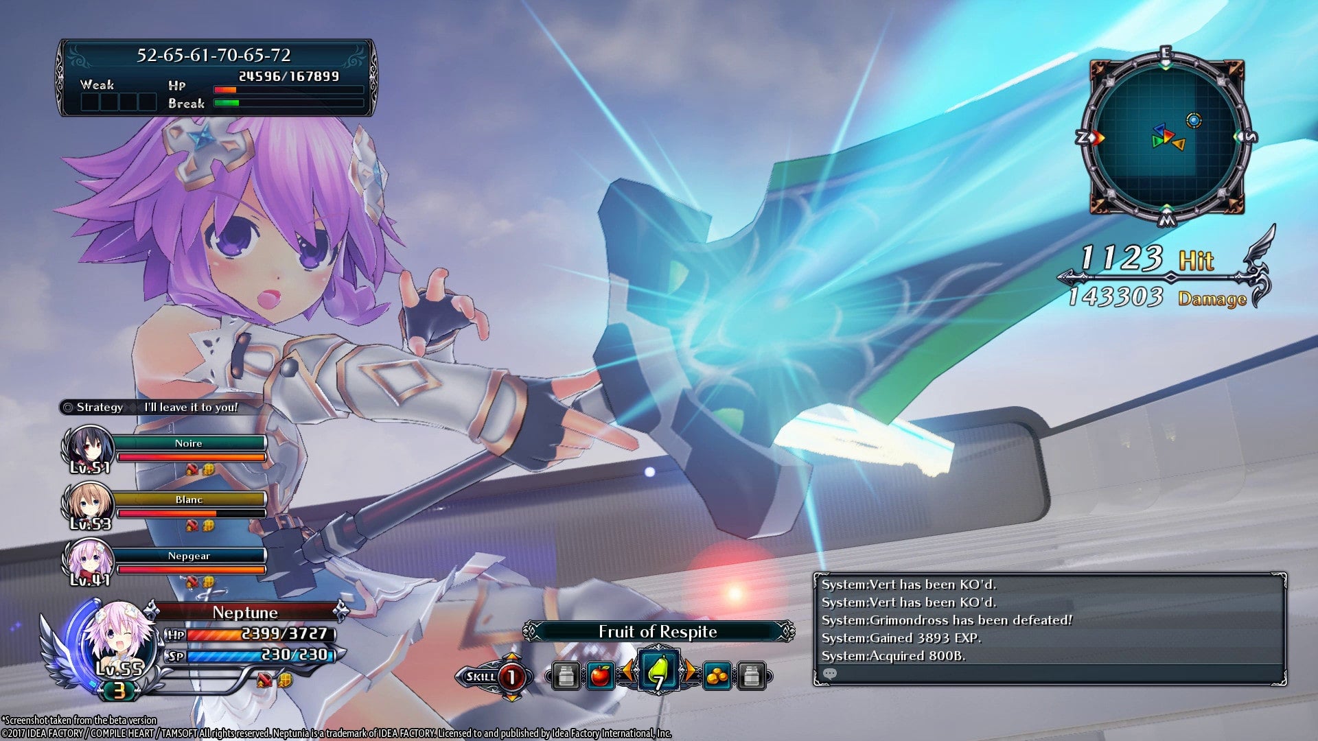 Cyberdimension Neptunia: 4 Goddesses Online | PC Steam Game | Screenshot