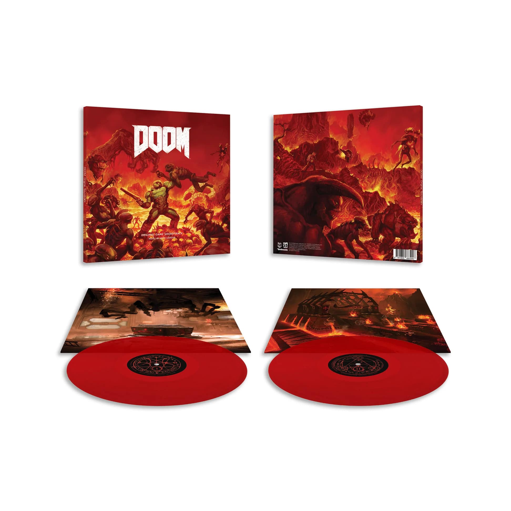 DOOM | Original Game Soundtrack | Limited Edition Red 2XLP | Vinyl | Contents