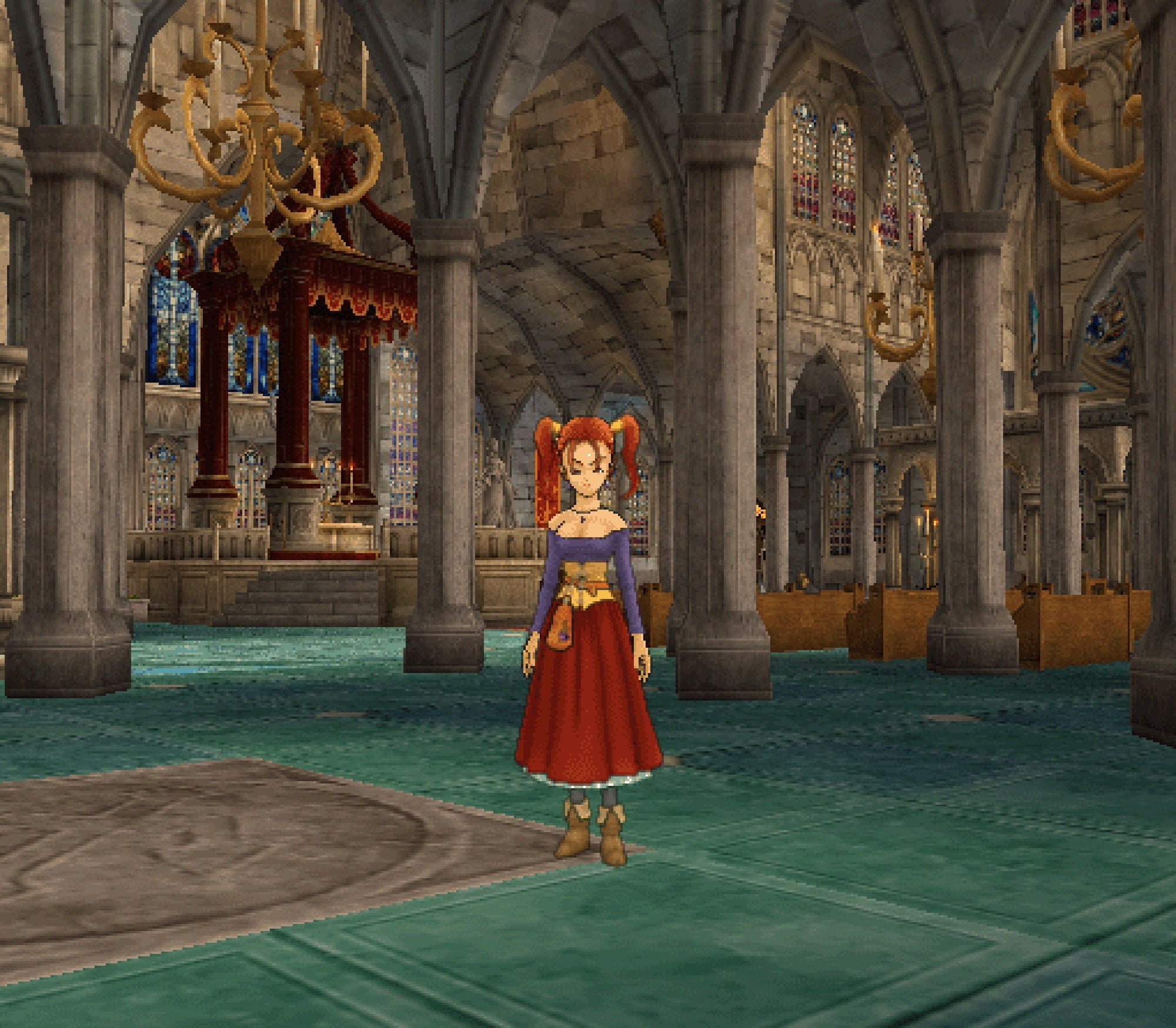 Dragon Quest VIII: Sora to Umi to Daichi to Norowareshi Himegimi | PS2 | Screenshot