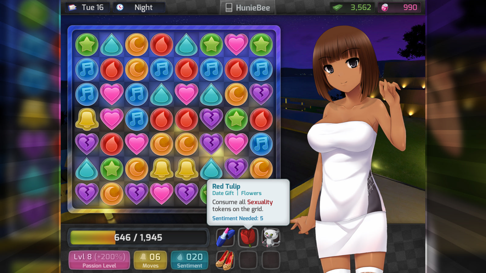 HuniePop - PC, Mac & Linux - Steam Digital Download - Screenshot