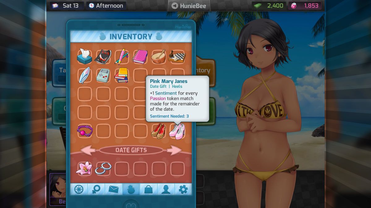 HuniePop - PC, Mac & Linux - Steam Digital Download - Screenshot