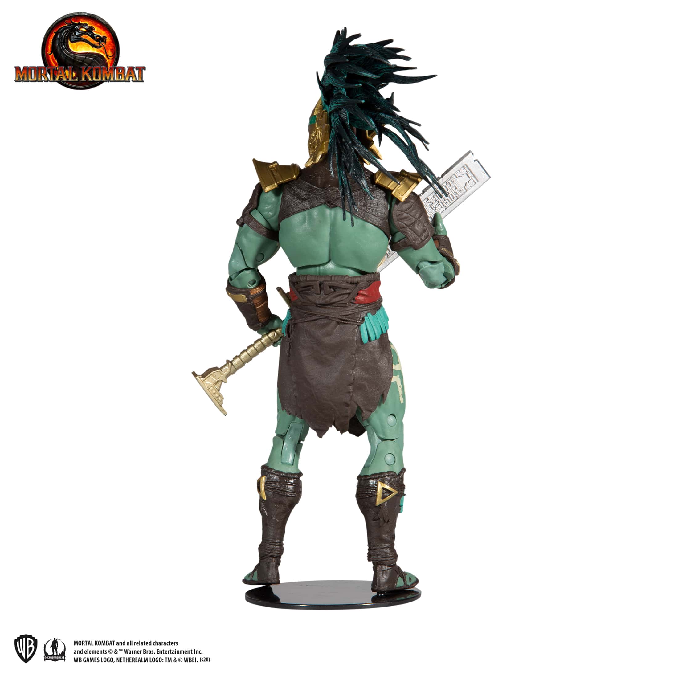 McFarlane Toys | Mortal Kombat 11 | Kotal Kahn 7" Figure | Pose | Back