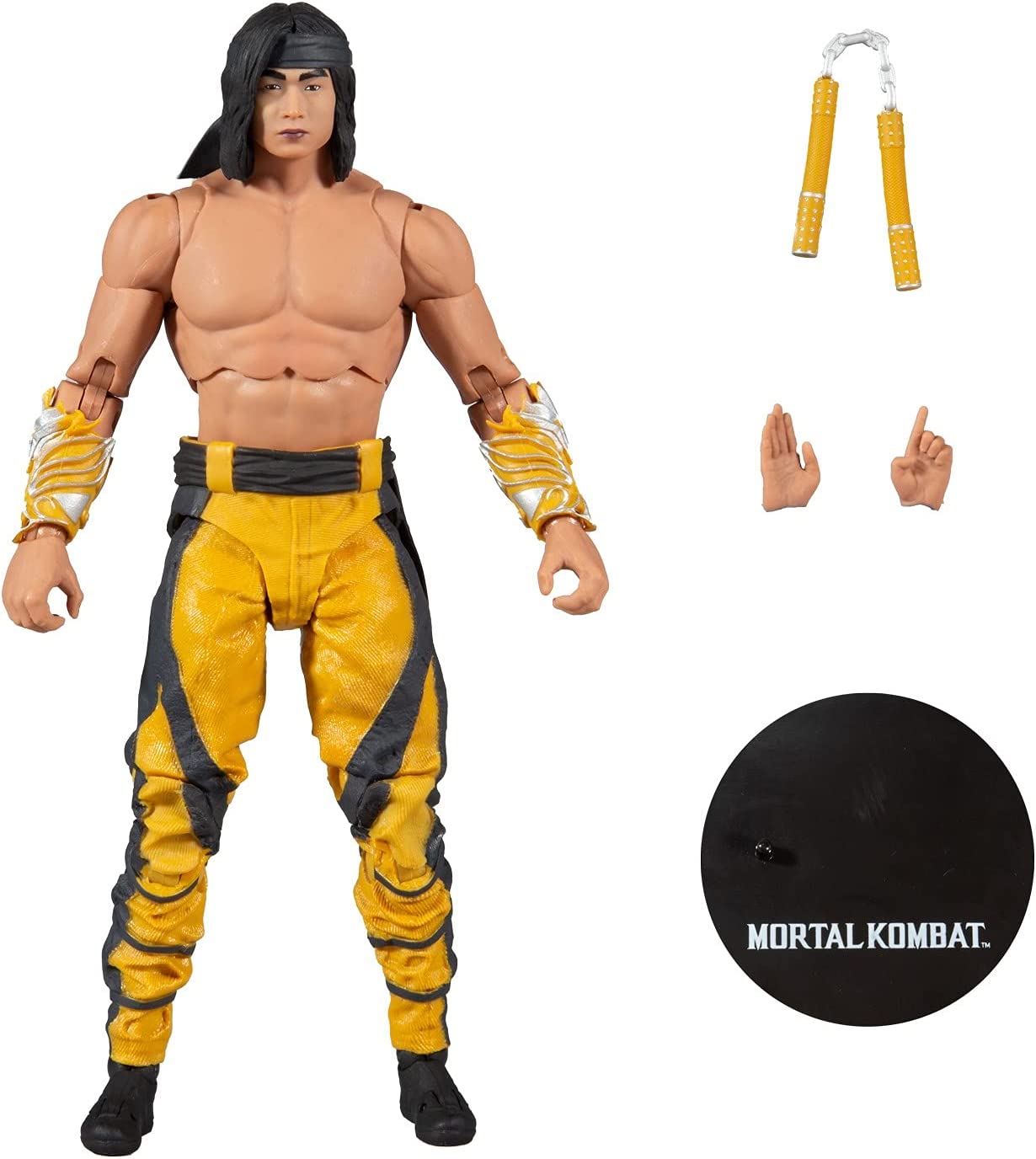 McFarlane Toys | Mortal Kombat 11 | Liu Kang Fighting Abbot Variant 7" Figure | Accessories