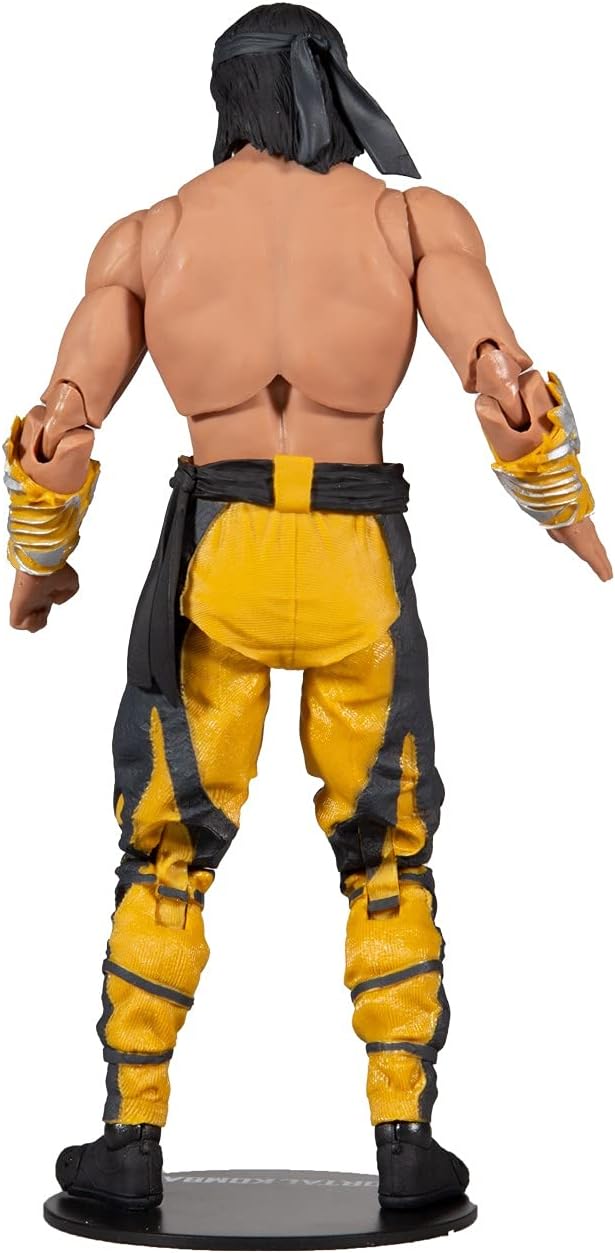 McFarlane Toys | Mortal Kombat 11 | Liu Kang Fighting Abbot Variant 7" Figure | Back