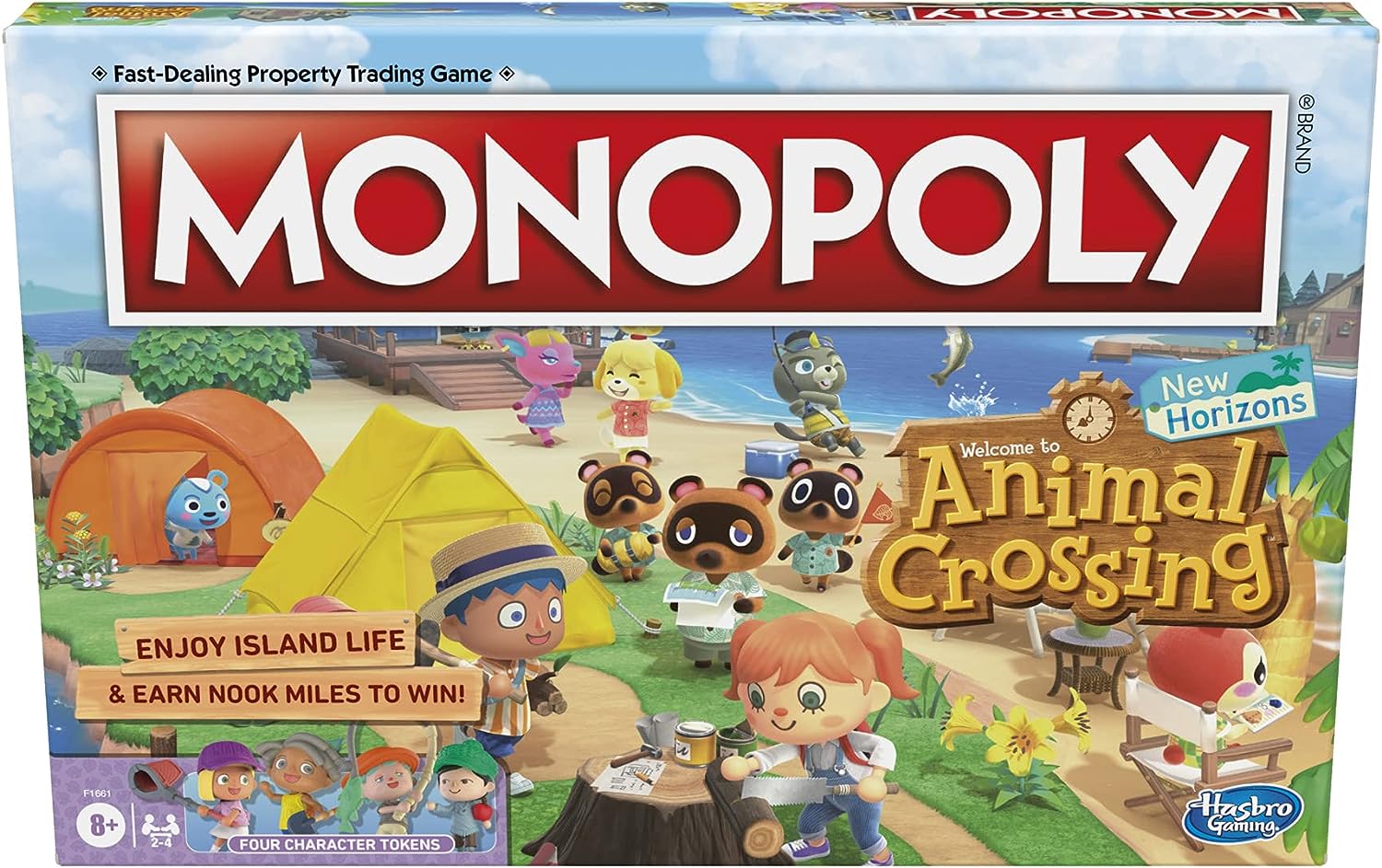 Monopoly: Animal Crossing New Horizons Edition - Board Game - Box