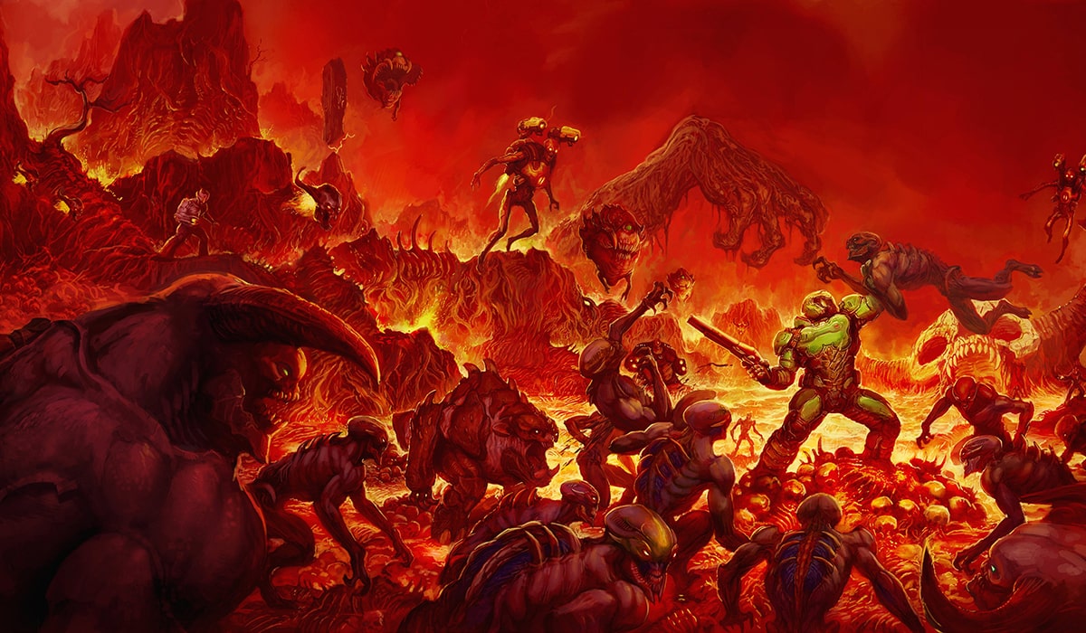DOOM | Original Game Soundtrack | Limited Edition Red 2XLP | Vinyl | Preview