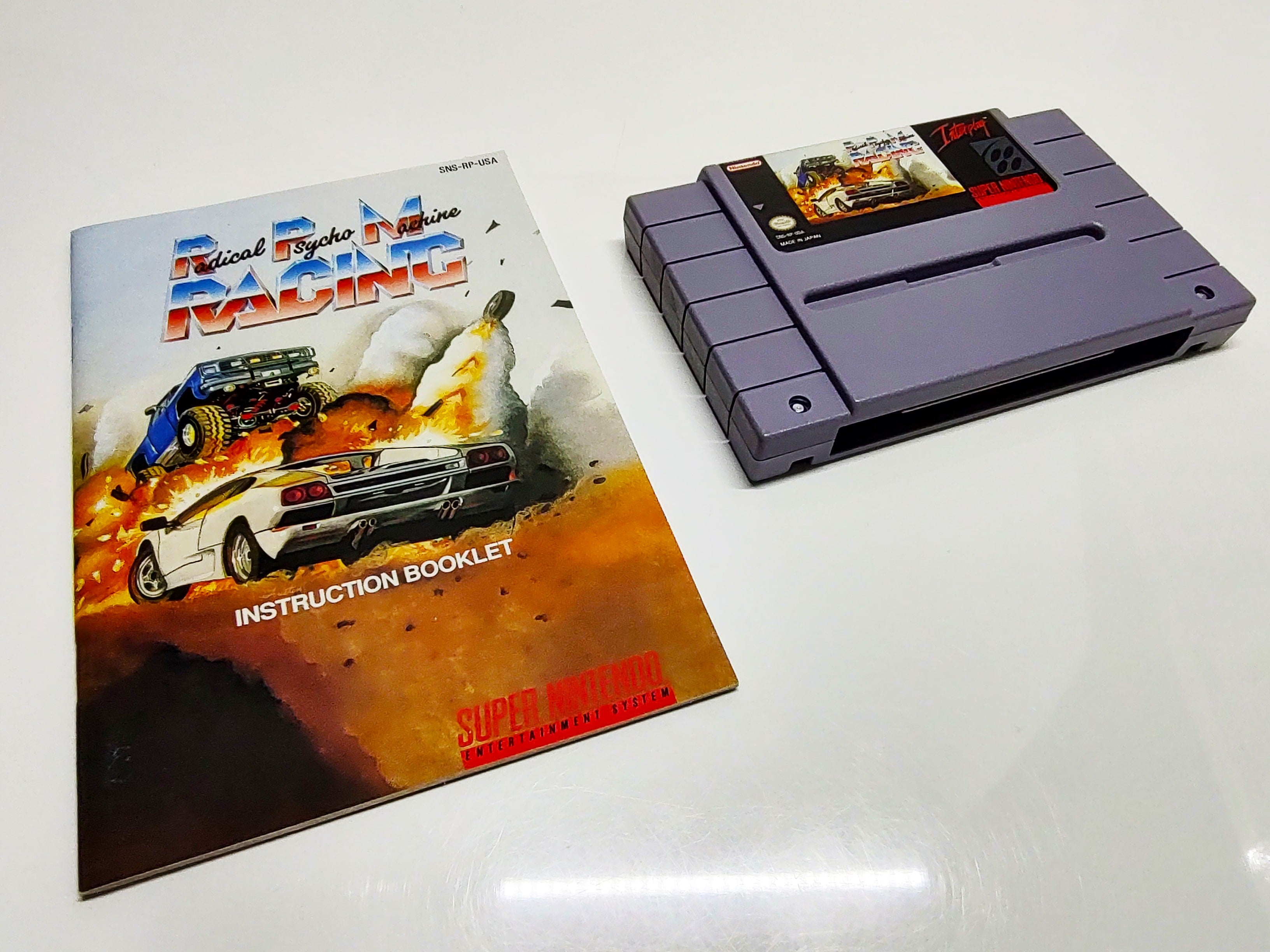 RPM Racing | Super Nintendo | Manual and cartridge