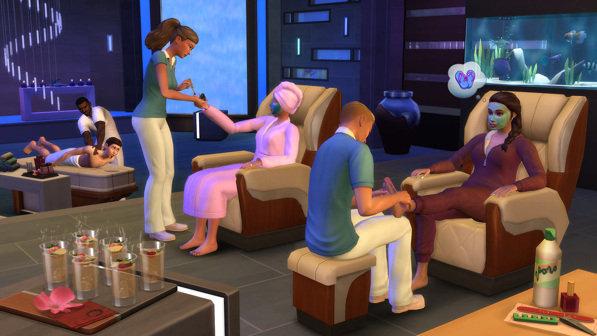 The Sims 4: Spa Day - PC Mac EA app Game - Screenshot