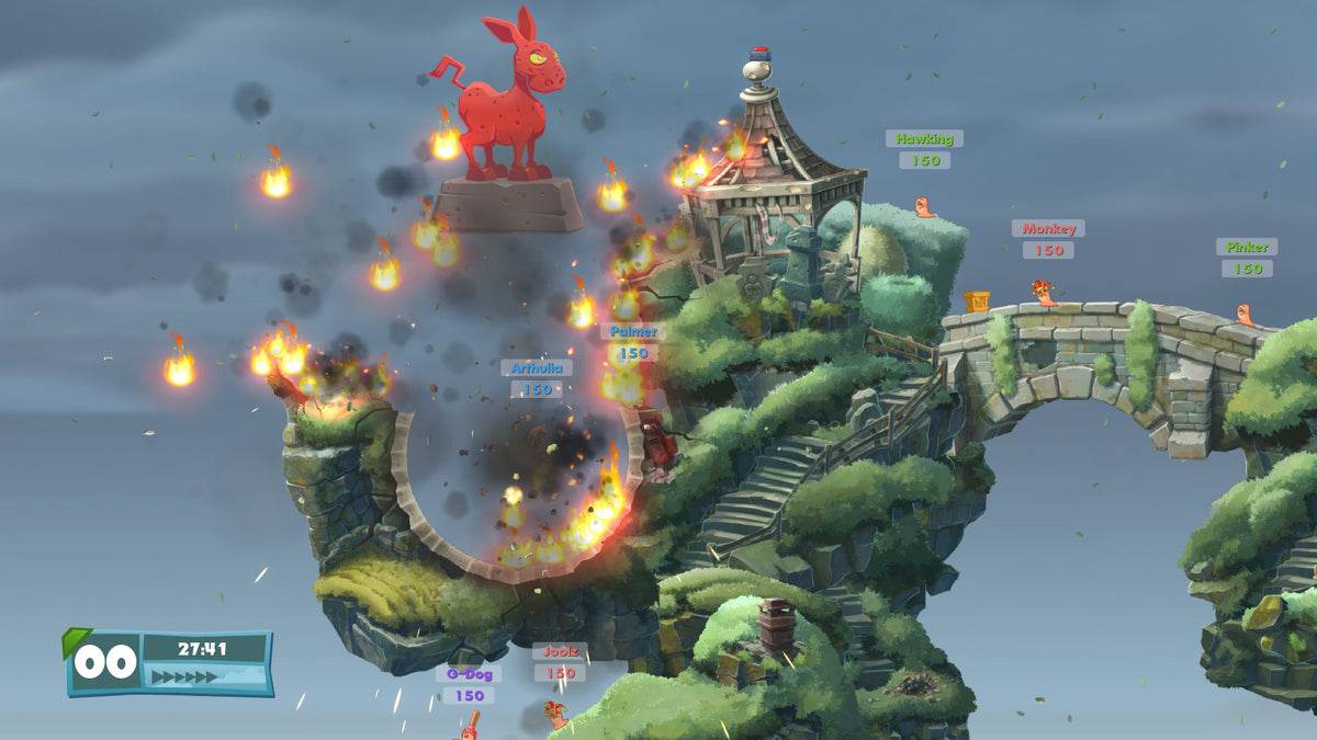 Worms W.M.D - PC Mac Linux Steam Game - Screenshot