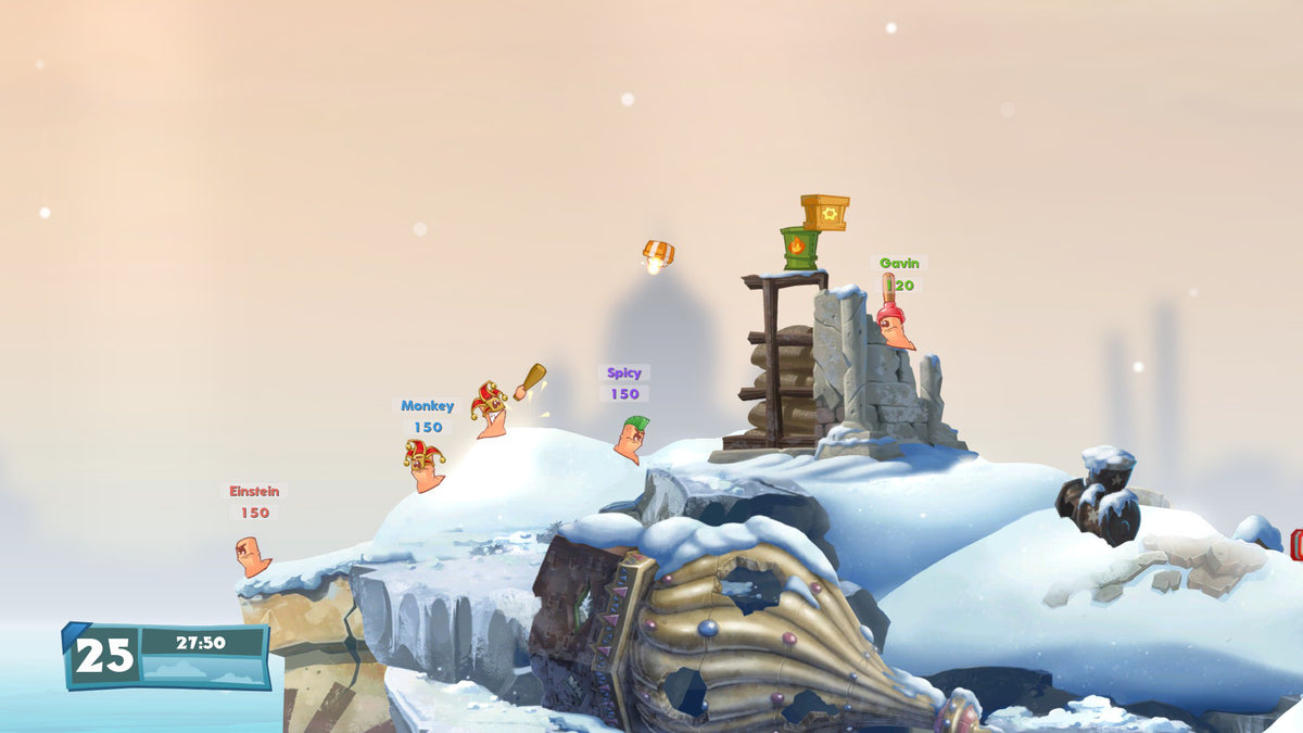 Worms W.M.D - PC Mac Linux Steam Game - Screenshot