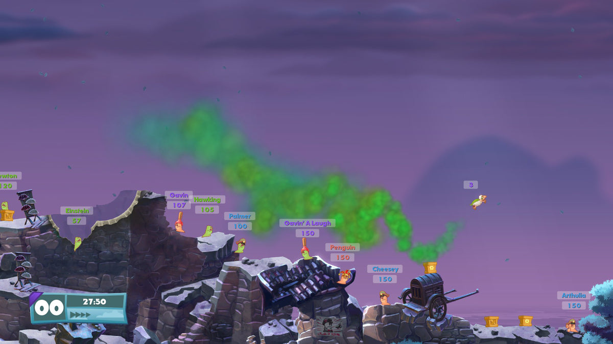 Worms W.M.D - PC Mac Linux Steam Game - Screenshot