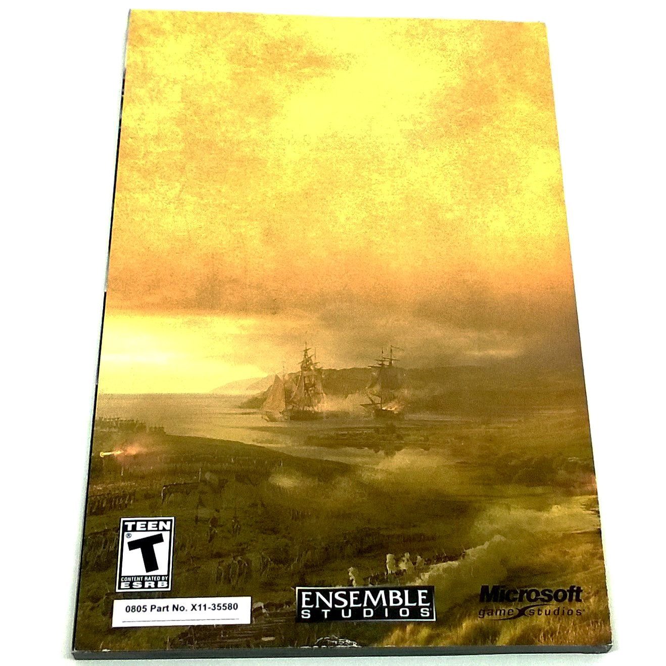 Age of Empires III for PC CD-ROM - Back of manual