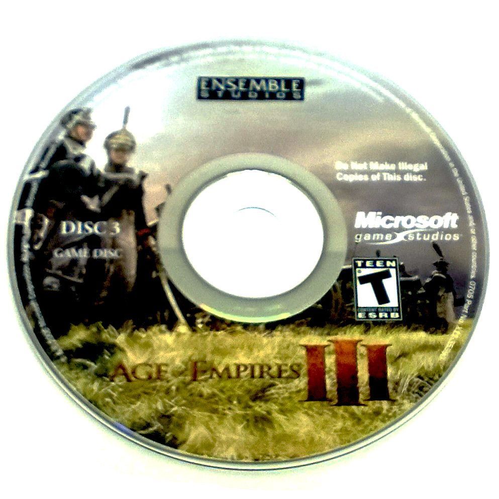 Age of Empires III for PC CD-ROM - Game disc 3