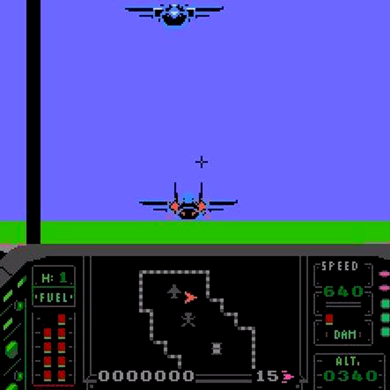 Airwolf NES Nintendo Game - Screenshot