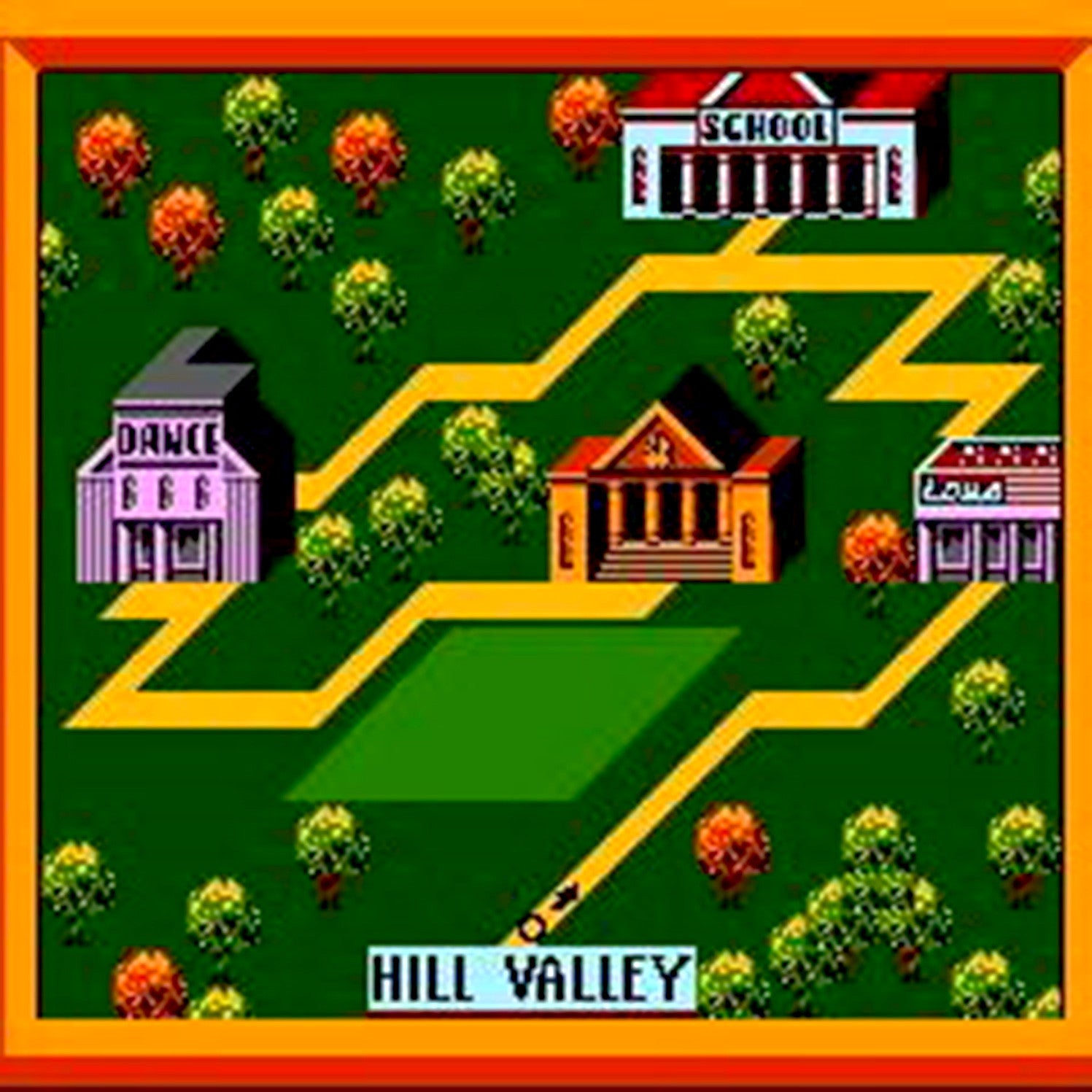 Back to the Future NES Nintendo Game - Screenshot