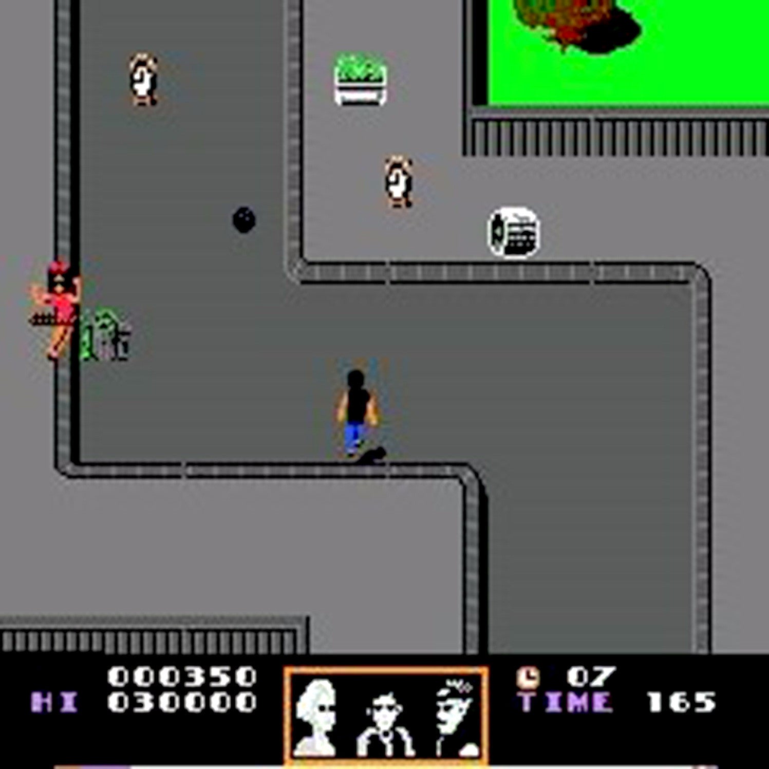 Back to the Future NES Nintendo Game - Screenshot