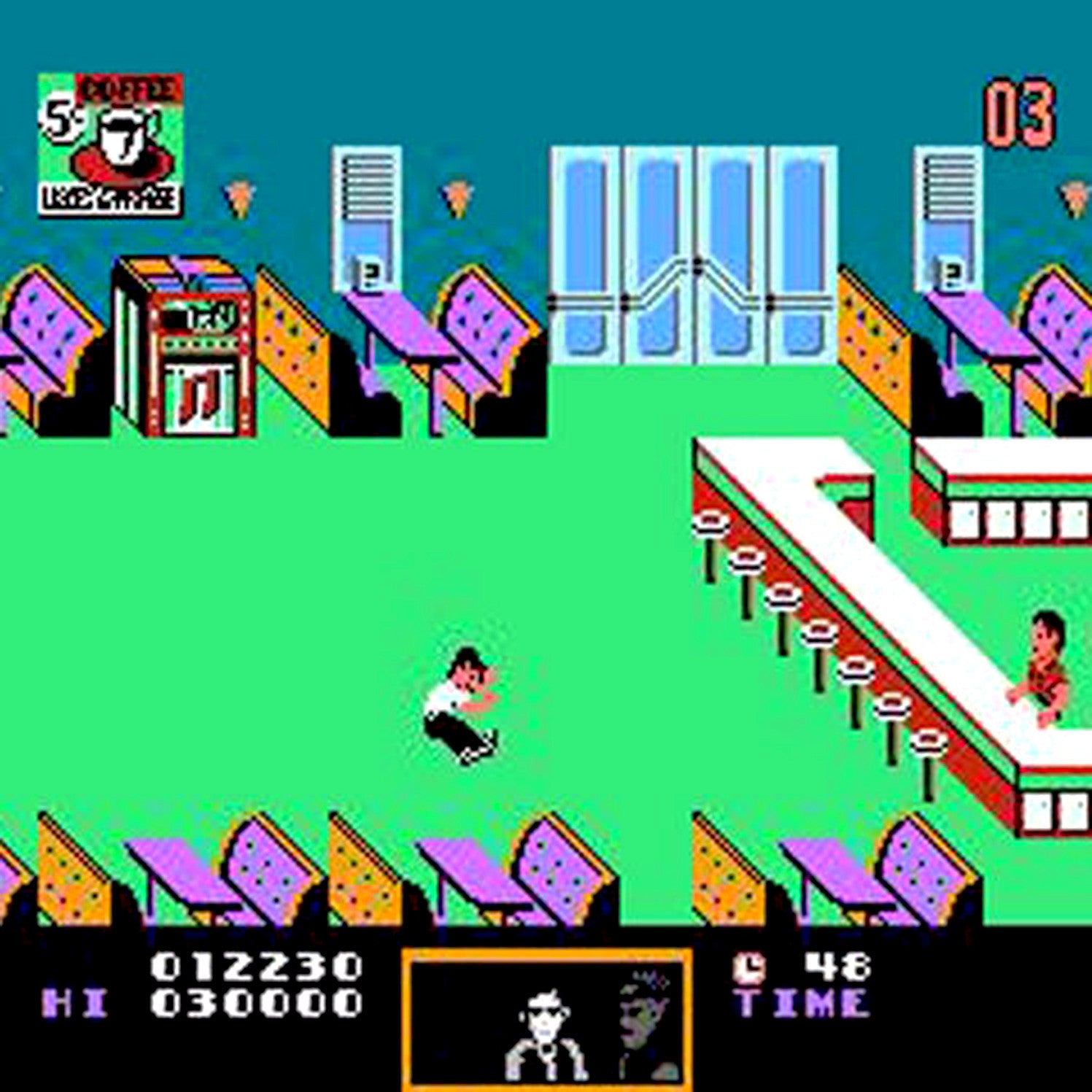 Back to the Future NES Nintendo Game - Screenshot