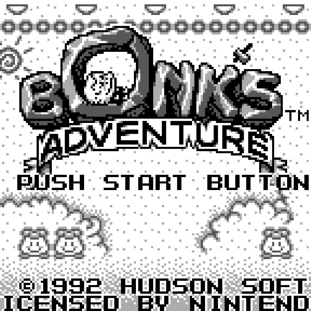 Bonk's Adventure Nintendo Game Boy Game - Screenshot 1