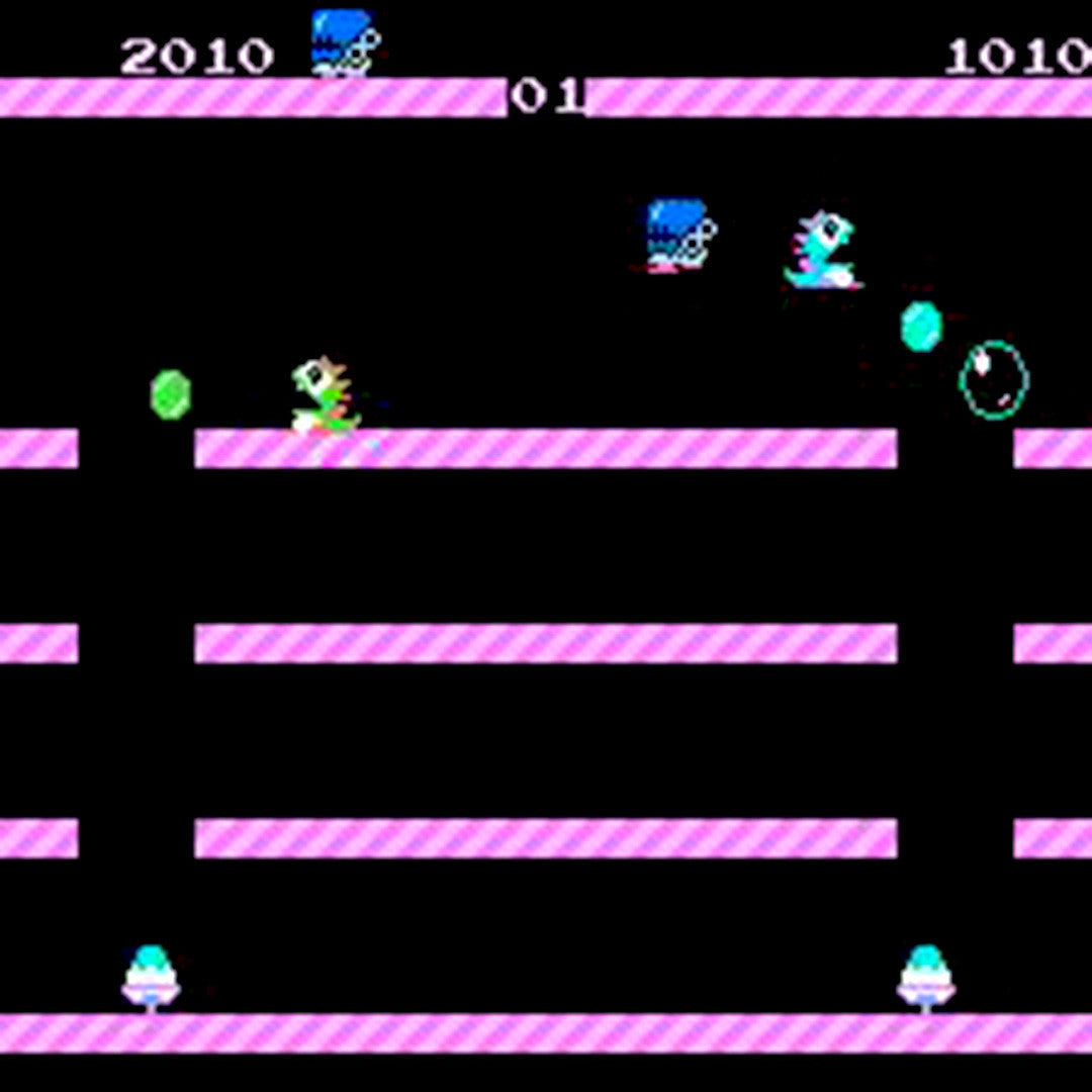 Bubble Bobble NES Nintendo Game - Screenshot