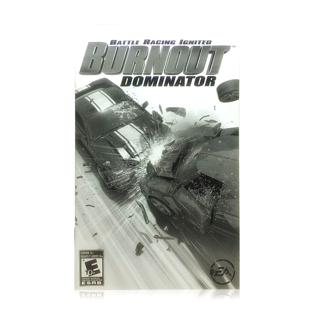 Burnout Dominator Sony PlayStation 2 Game - Manual