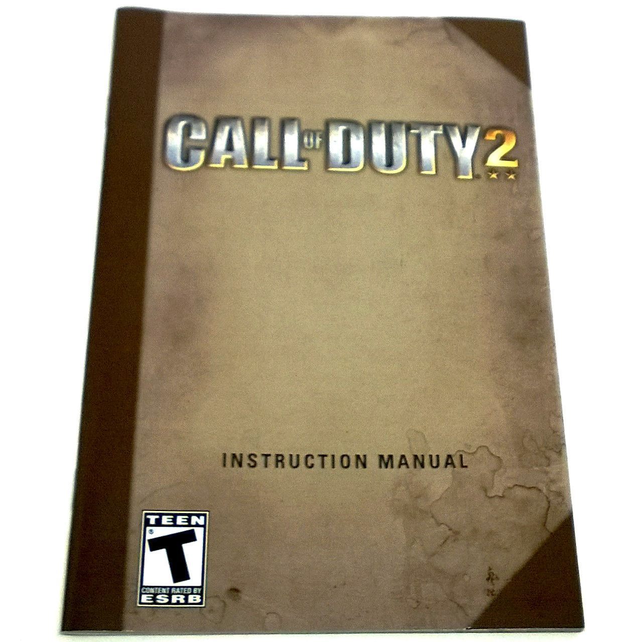 Call of Duty 2 for PC CD-ROM - Front of manual