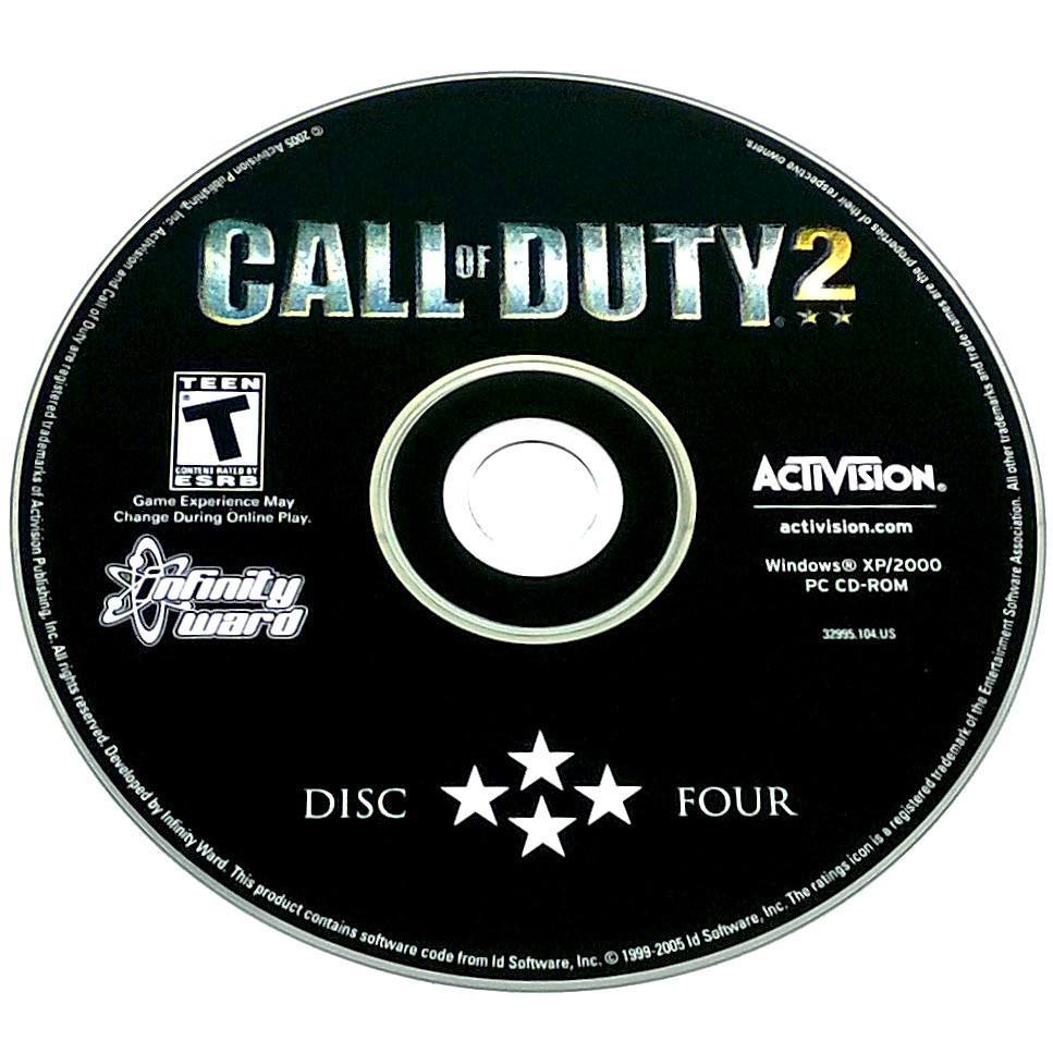 Call of Duty 2 for PC CD-ROM - Game disc 4
