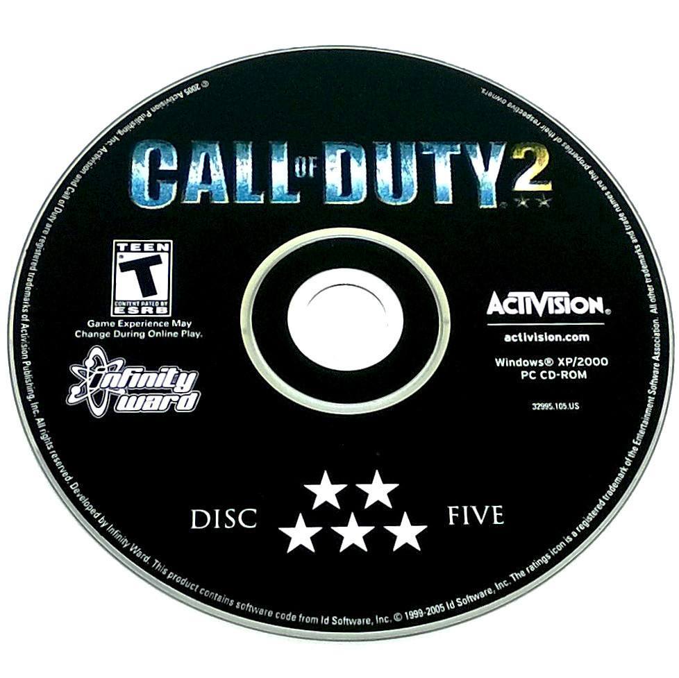 Call of Duty 2 for PC CD-ROM - Game disc 5