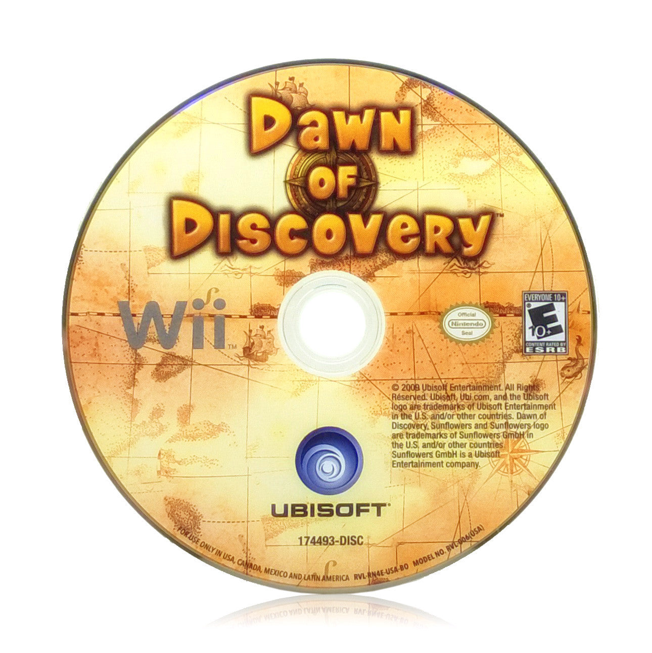 Dawn of Discovery Nintendo Wii Game - Disc