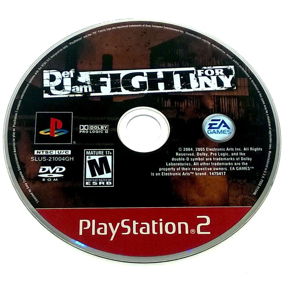 Def Jam: Fight for NY (Greatest Hits Edition) for PlayStation 2 - Game disc