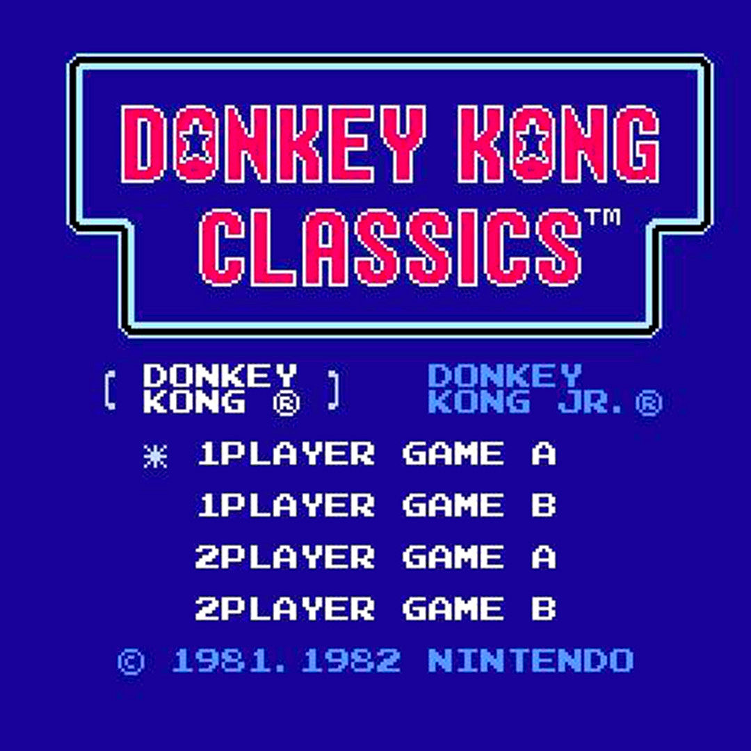 Donkey Kong Classics NES Nintendo Game - Screenshot
