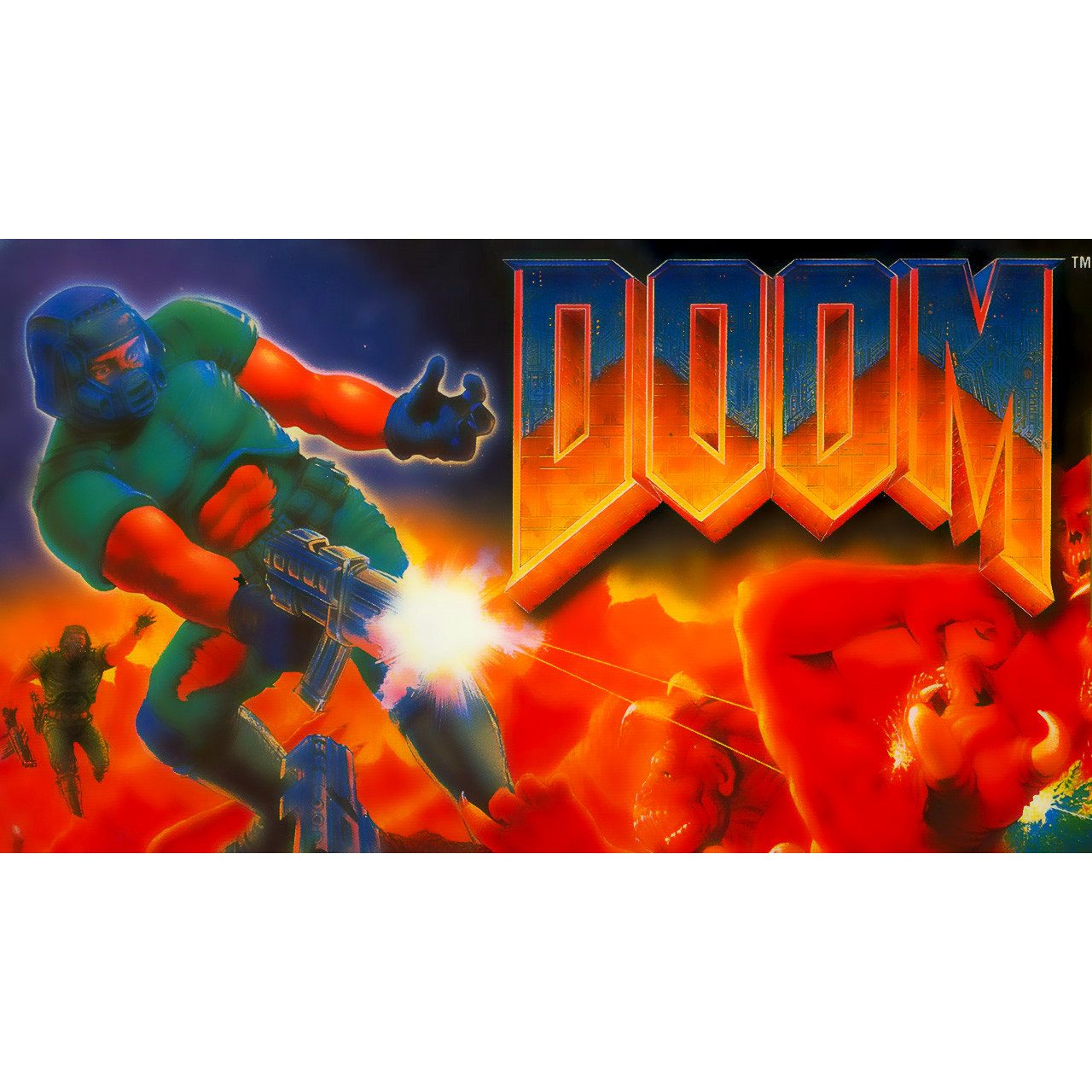 Doom SNES Super Nintendo Game