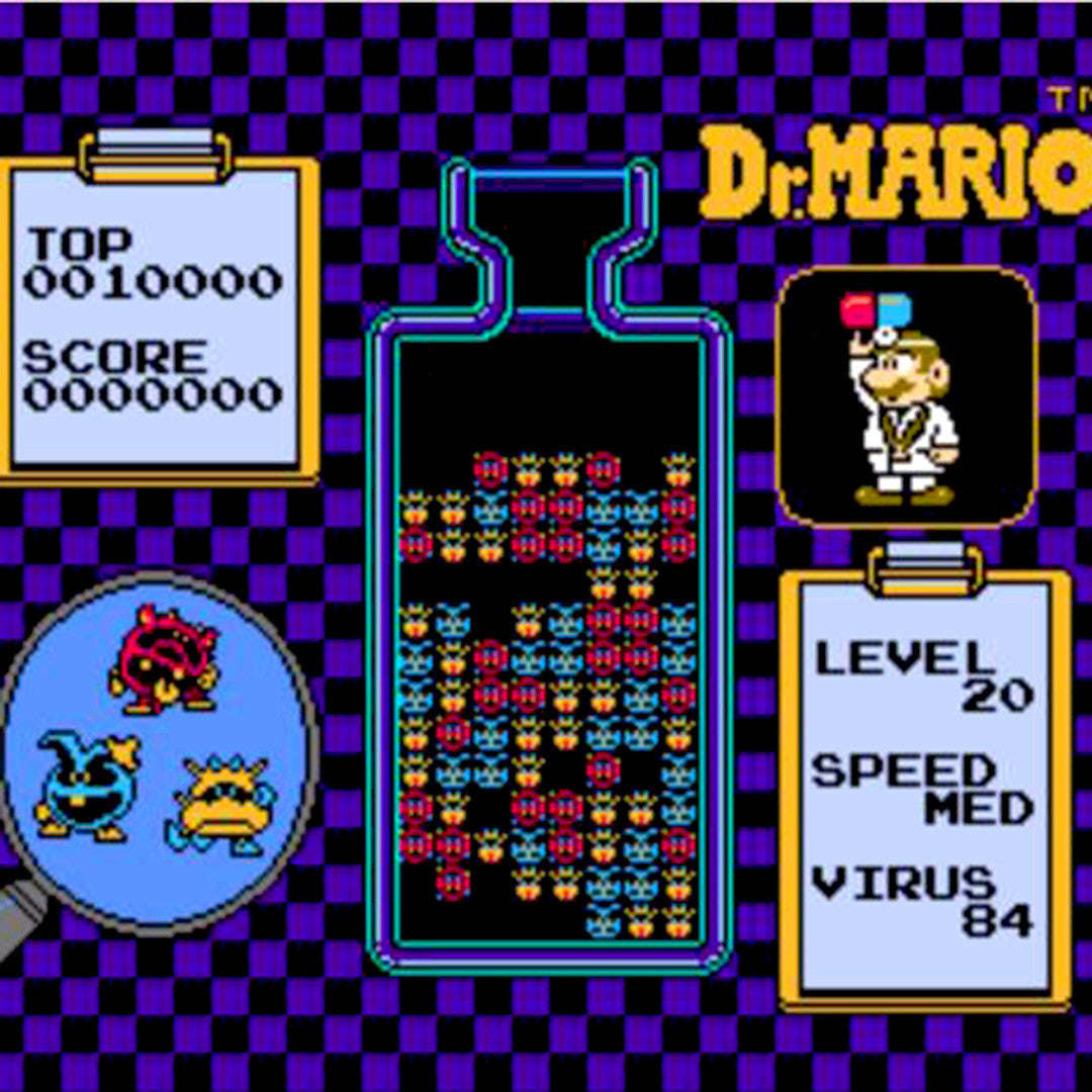 Dr. Mario NES Nintendo Game - Screenshot