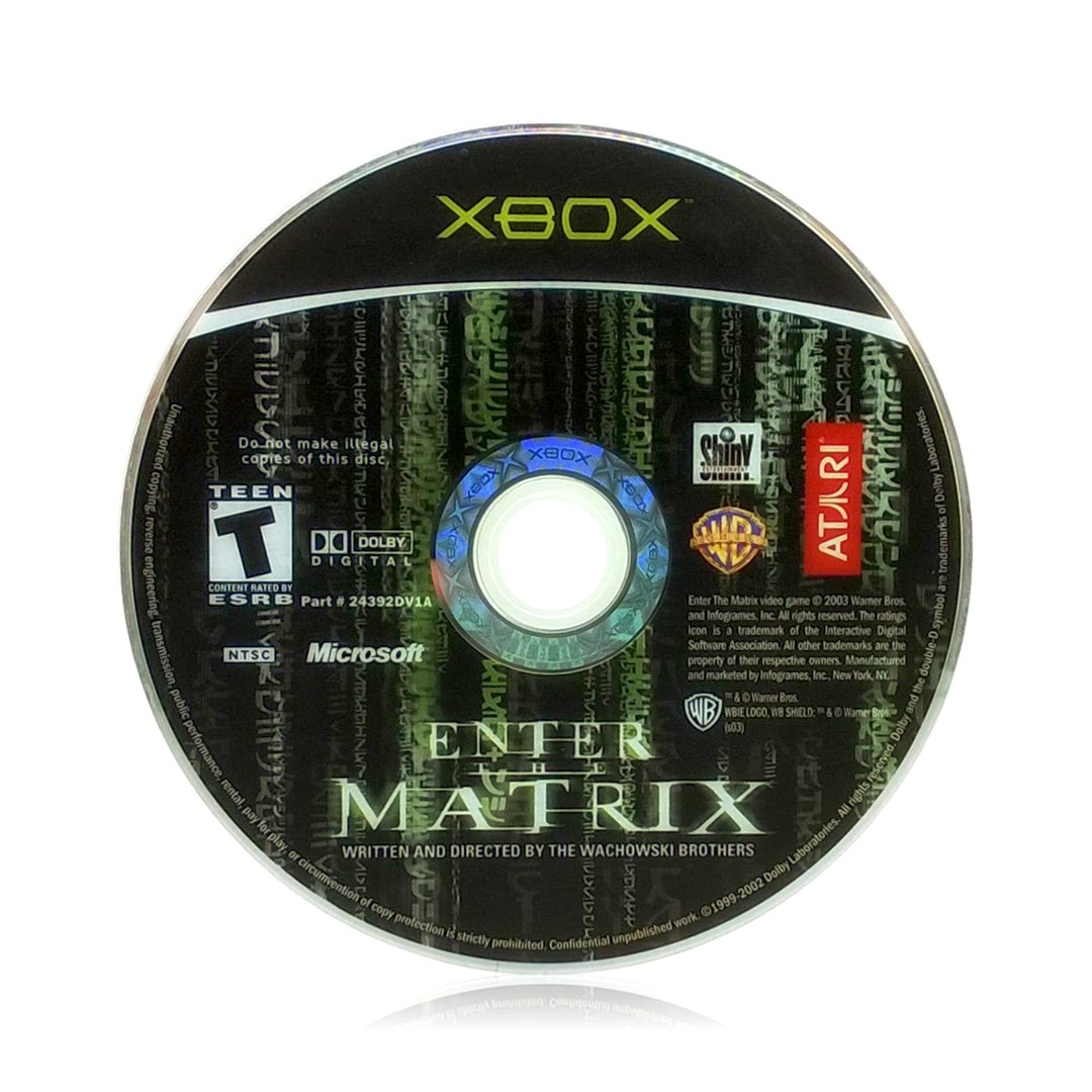 Enter the Matrix Microsoft Xbox Game - Disc