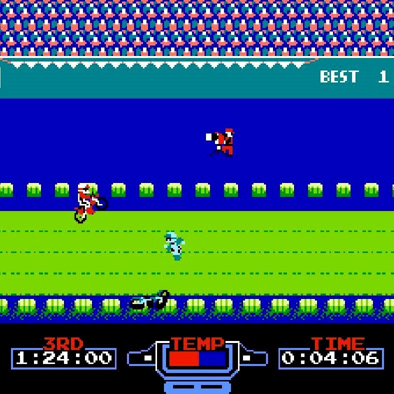 Excitebike NES Nintendo Game - Screenshot