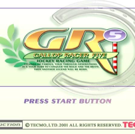 Gallop Racer 5 Import Sony PlayStation 2 Game - Titlescreen