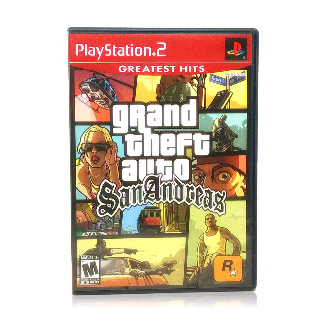  Grand Theft Auto San Andreas for Playstation 2 : Video Games