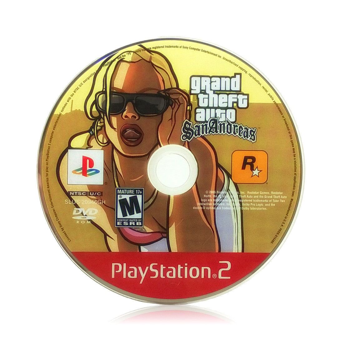 Grand Theft Auto: San Andreas Sony PlayStation 2 Game - Disc