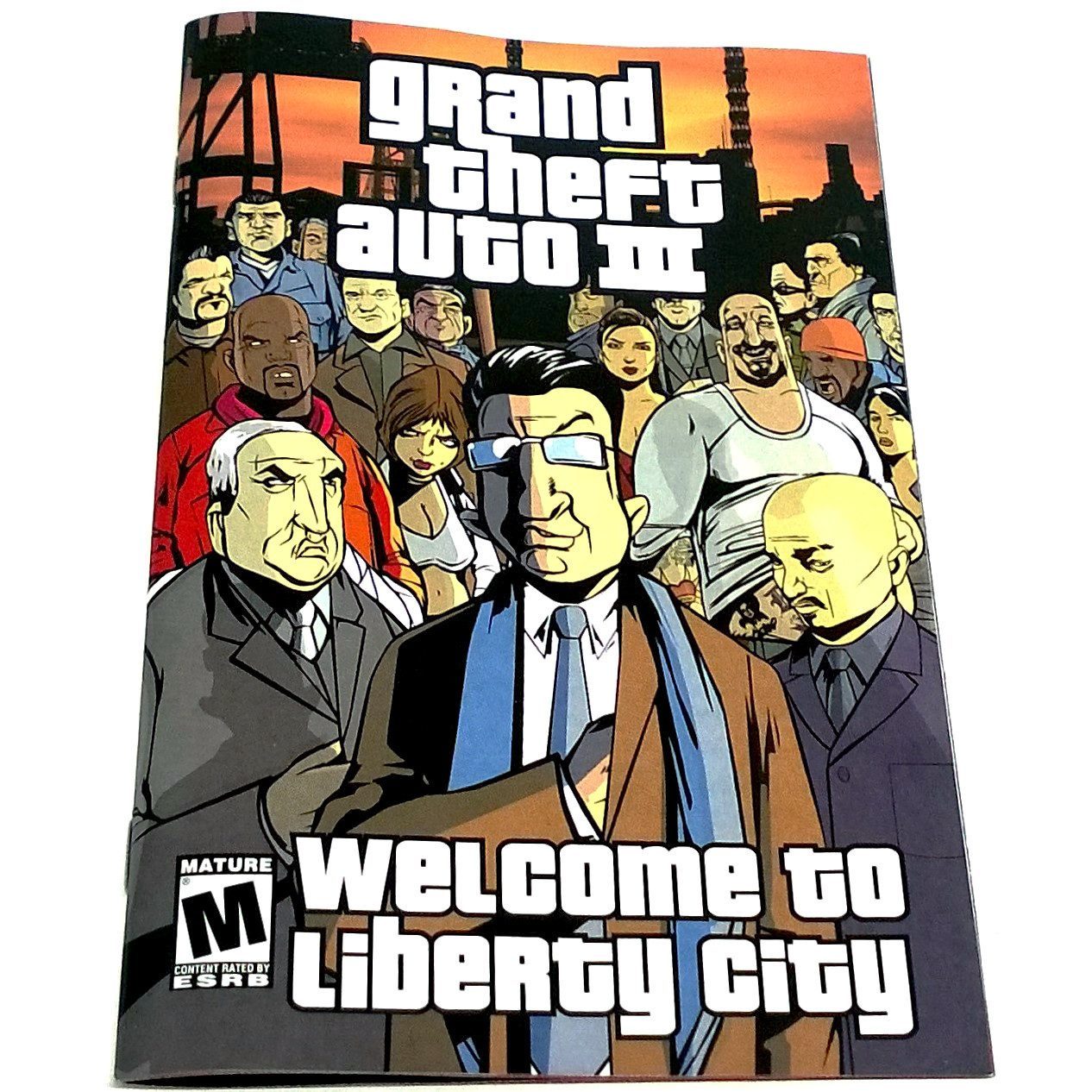 Grand Theft Auto III for PC CD-ROM - Front of manual