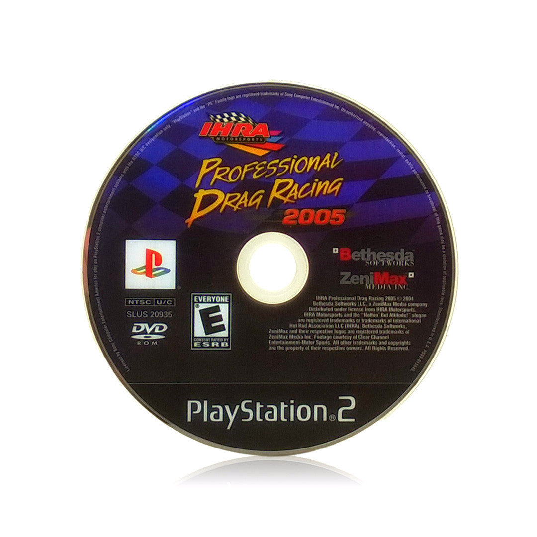 IHRA Professional Drag Racing 2005 Sony PlayStation 2 Game - Disc