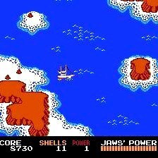 Jaws NES Nintendo Game - Screenshot
