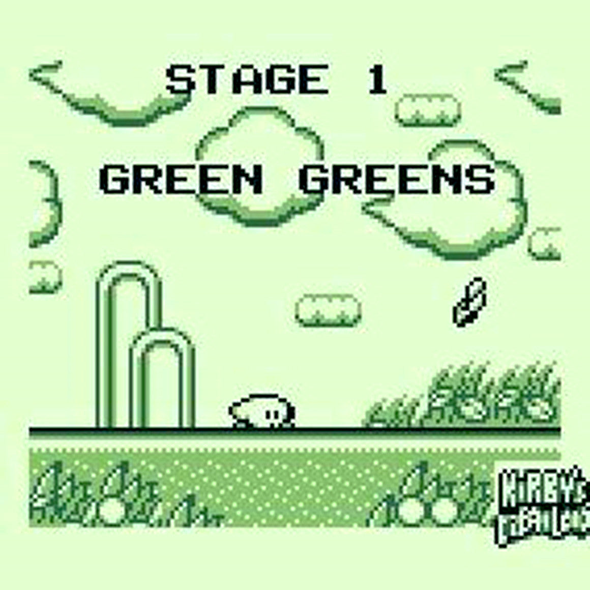 Kirby's Dream Land Nintendo Game Boy Game - Screenshot