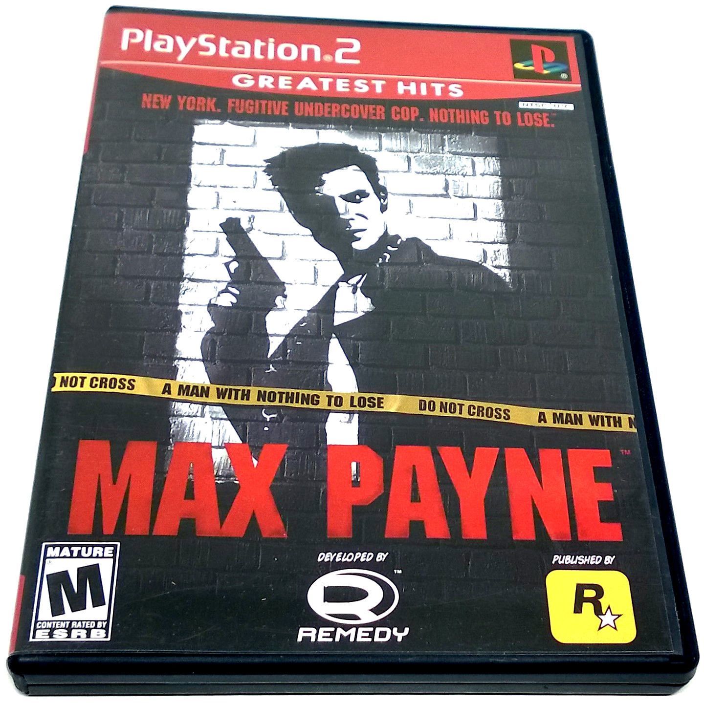 Max Payne for PlayStation 2 - Front of case