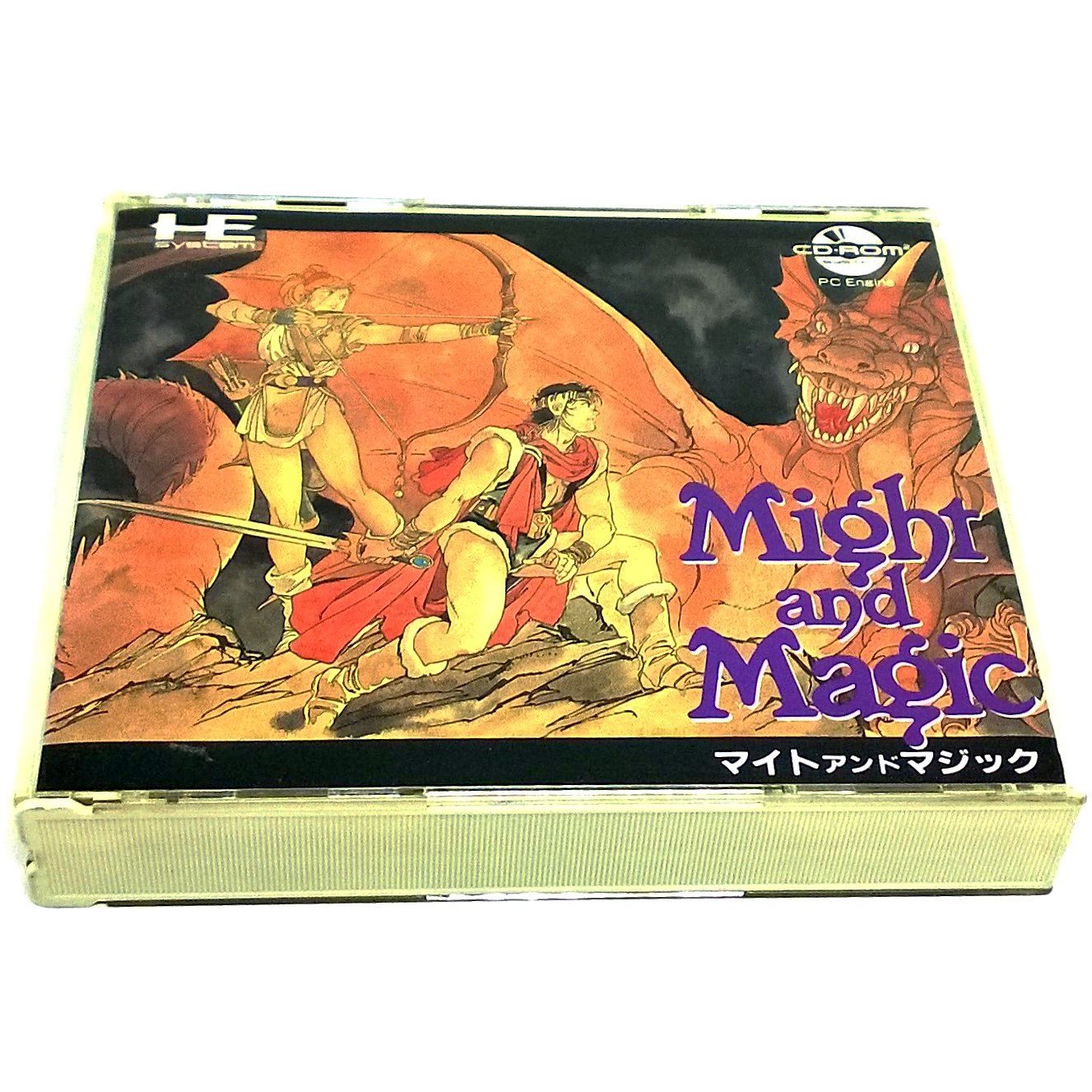 Might and Magic for PC Engine - Front of case