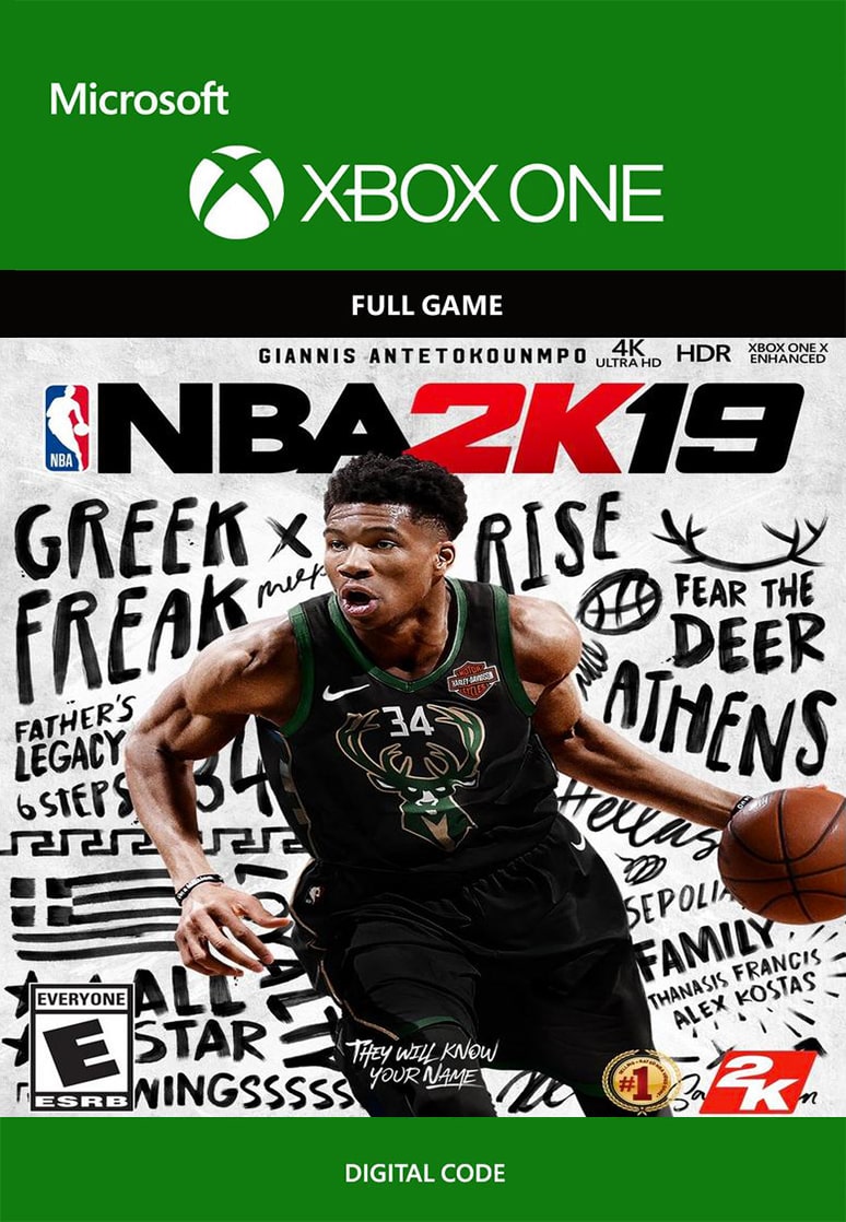 NBA 2K19 Xbox One Digital Download PJs Games