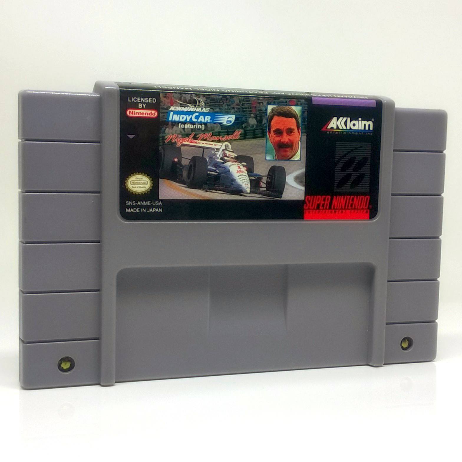 Newman/Haas IndyCar featuring Nigel Mansell SNES Super Nintendo Game