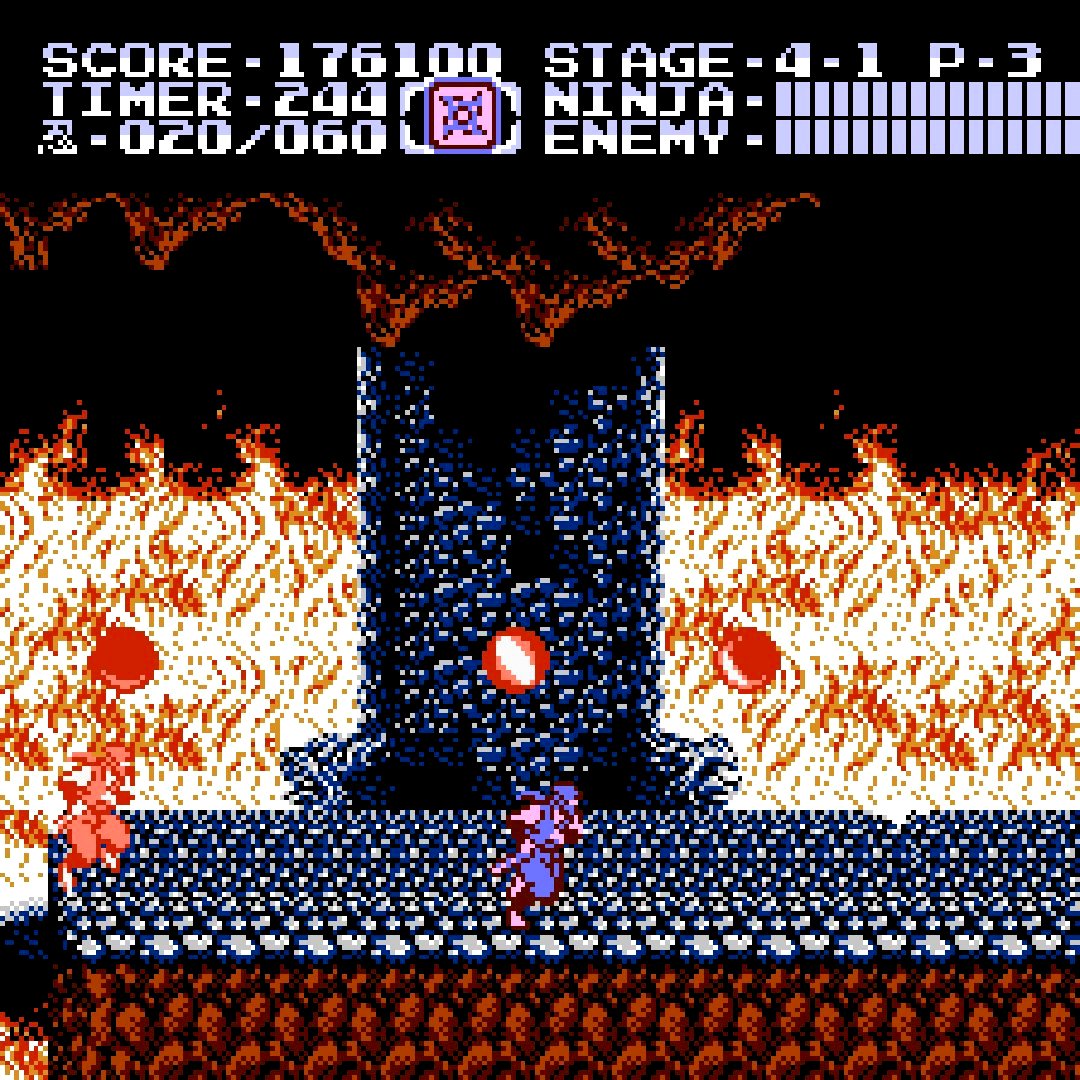 Ninja Gaiden II: The Dark Sword of Chaos NES Nintendo Game - Screenshot 4